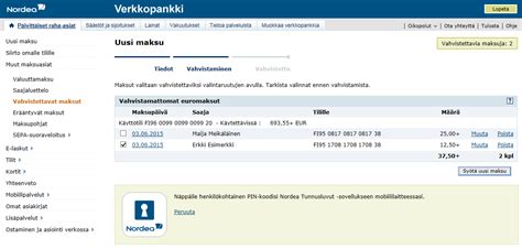 nordean id sovellus|Nordean tunnuslukusovellus pöytäkoneeseen